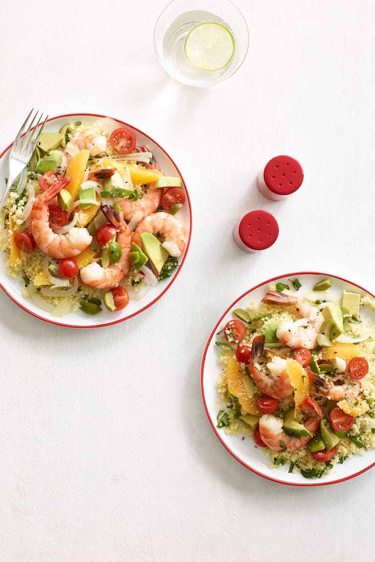 avocado shrimp salad couscous