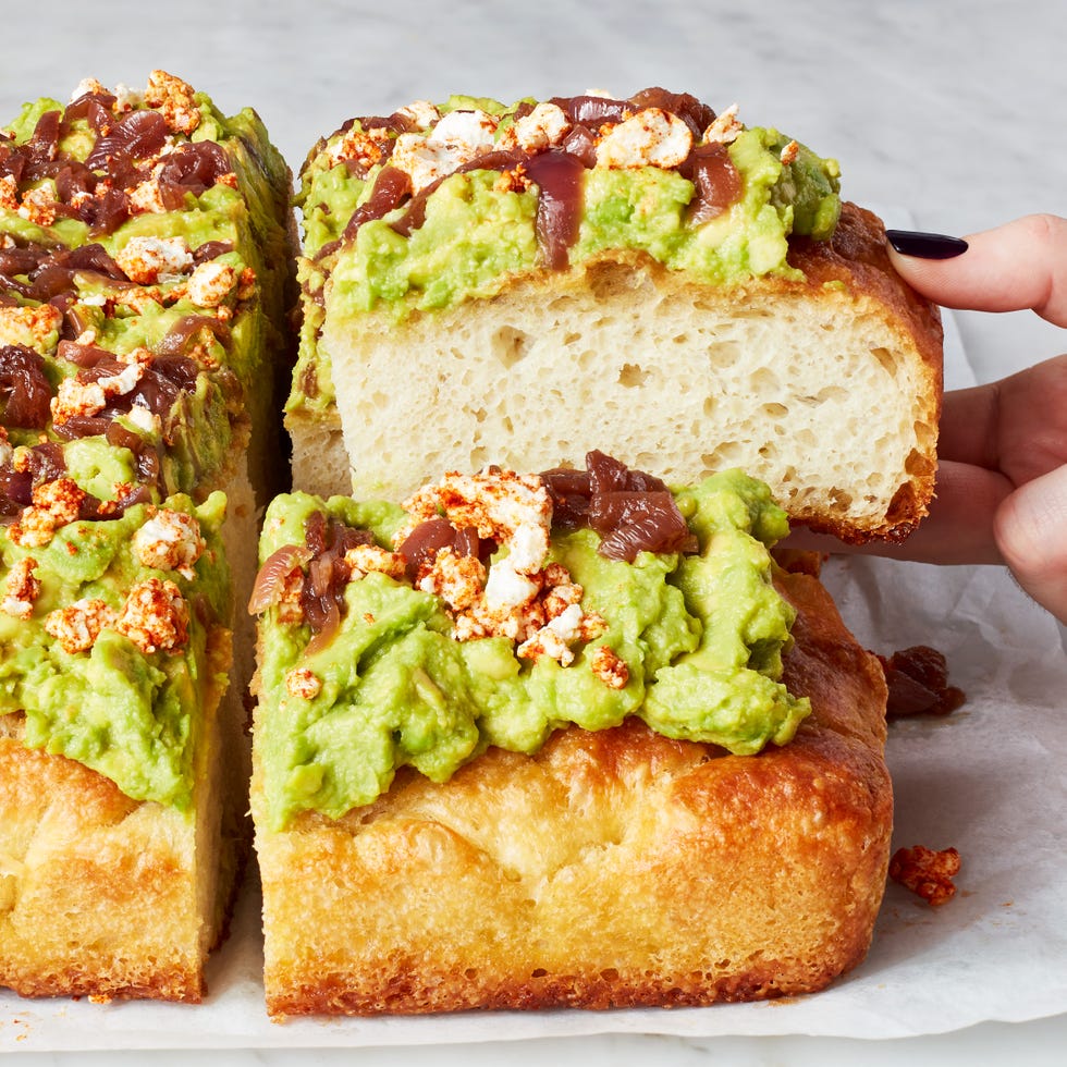 avocado toast focaccia