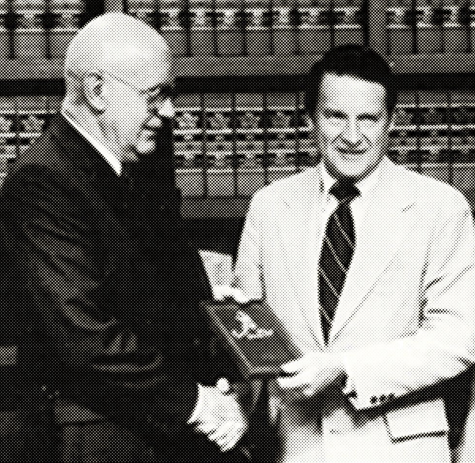 lou peters, fbi director william webster, award, 1980