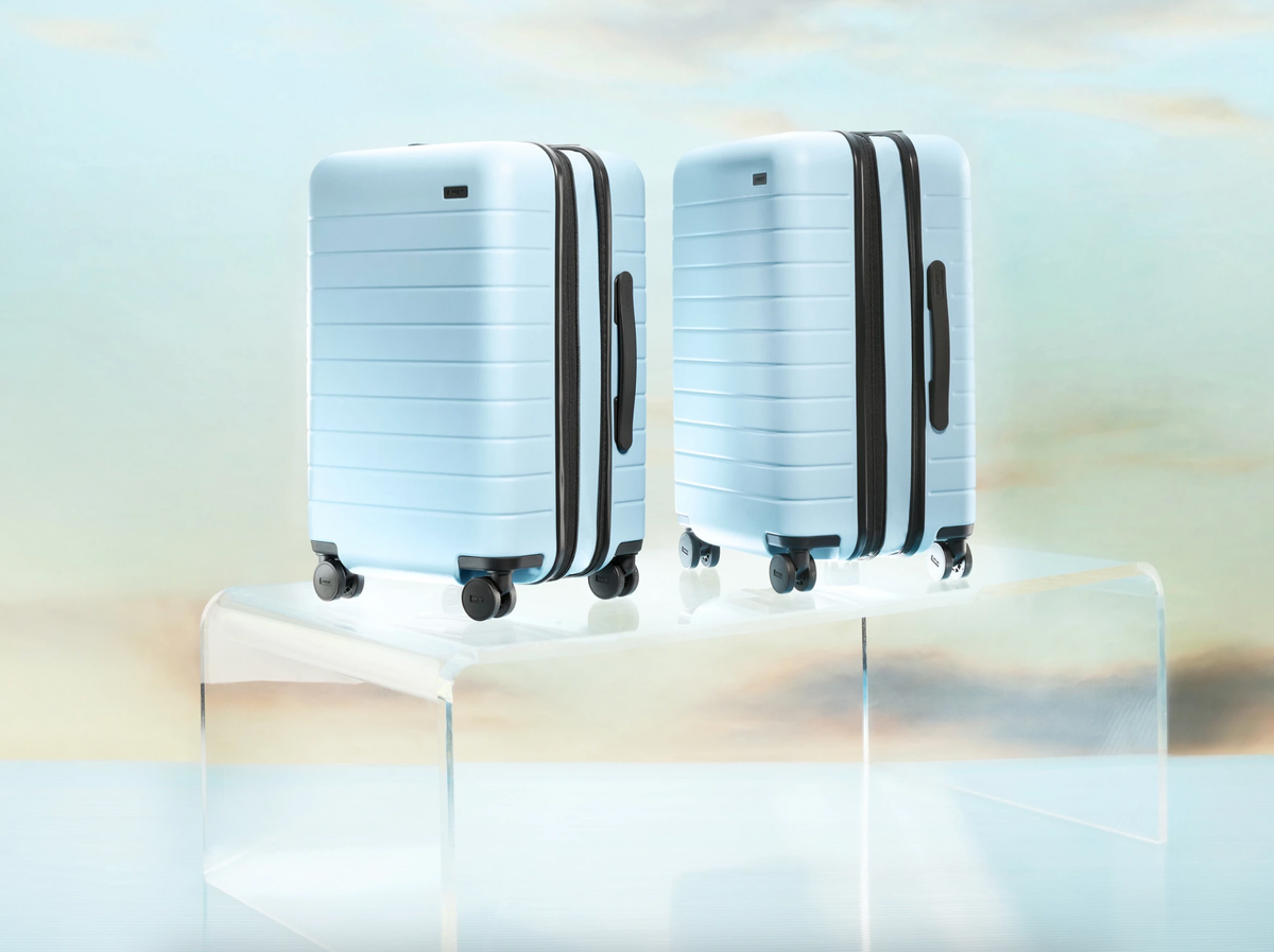 Away luggage sky blue online