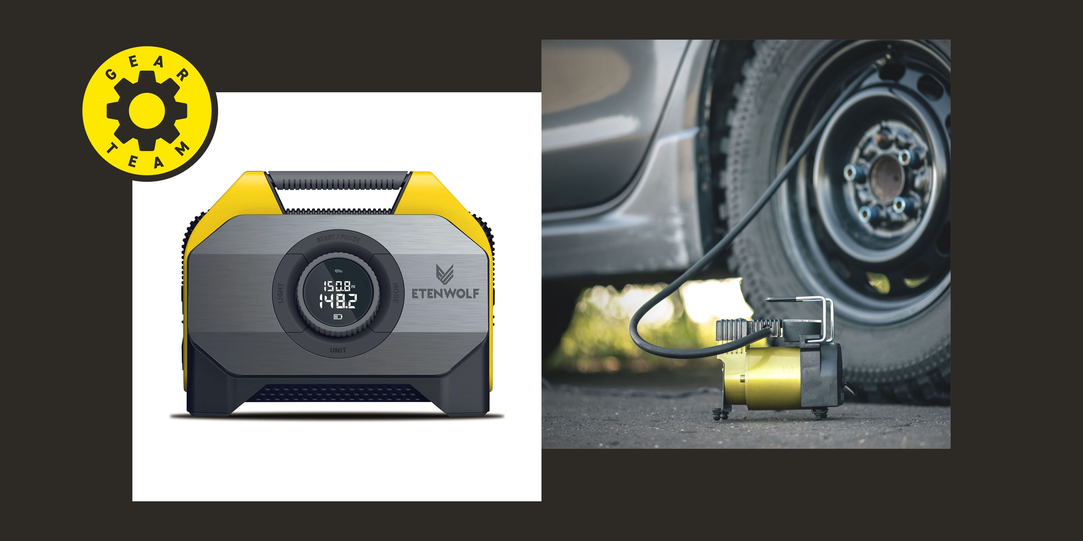 Tire Inflator for DEWALT 20V MAX Battery, Portable Air Compressor Auto Tire  Pump