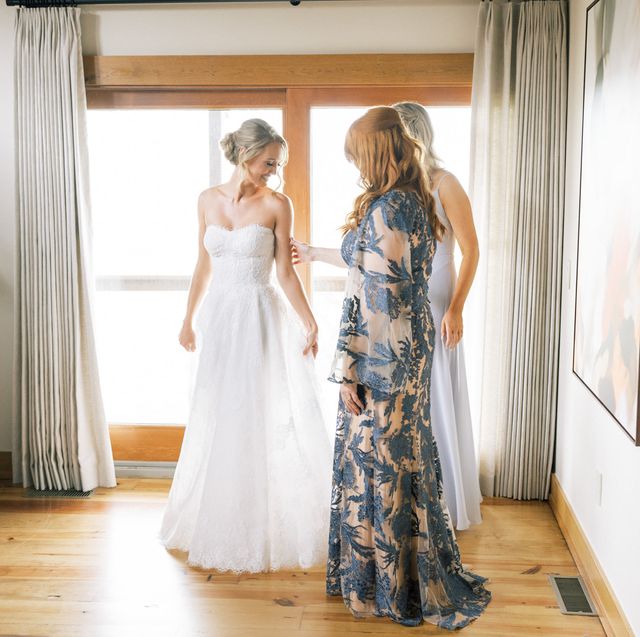 A Short Wedding Dress Made by the Bride for her Intimate New York