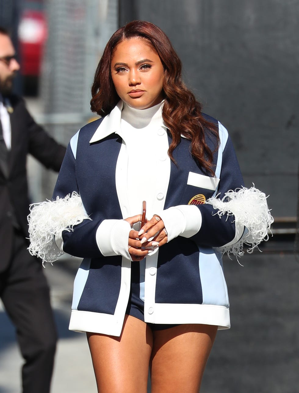 ayesha curry   burgundy hair color