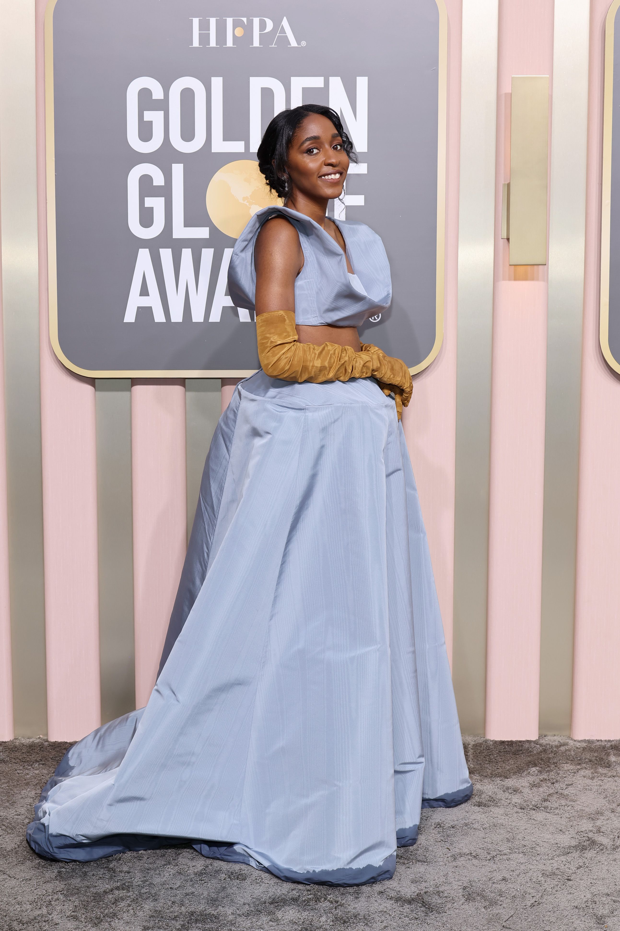 Golden globe gowns best sale