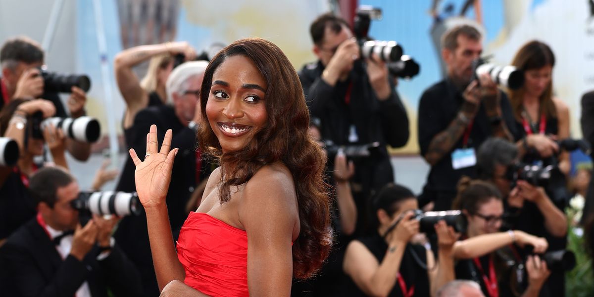 Ayo Edebiri Makes Her Venice Film Festival Debut in a Magnificent Red Gown