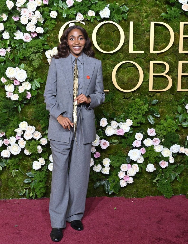 ayo edebiri golden globes 2025