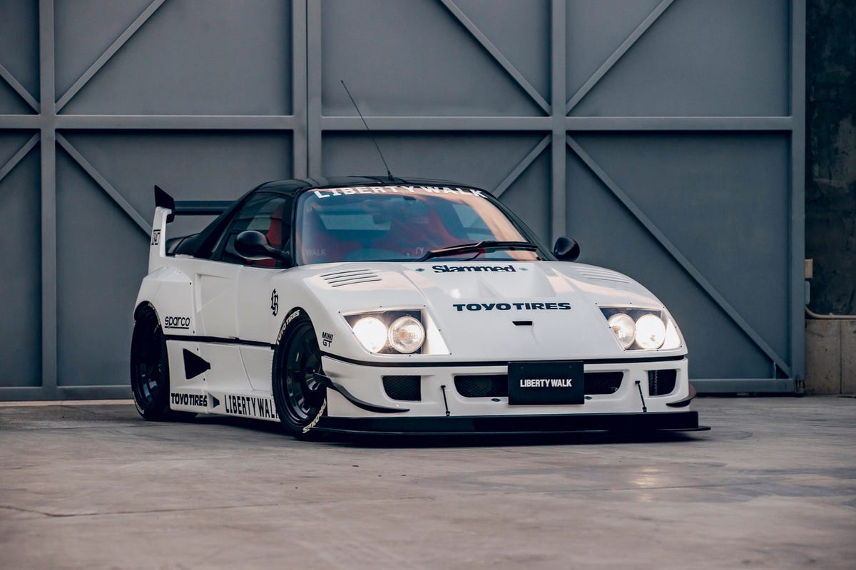 Liberty Walk Can Transform Your Autozam Into a Mini Ferrari F40