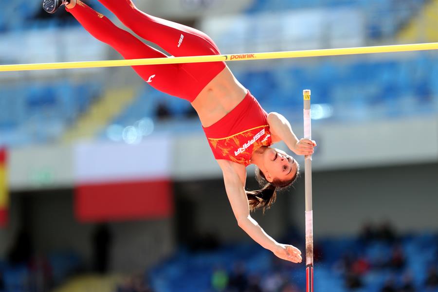 malen ruiz de azua compite en los campeonatos de atletismo de europa de selecciones en silesia