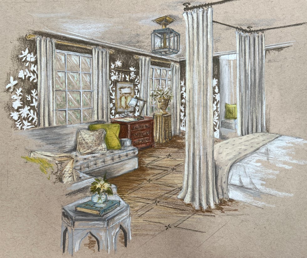 kips bay palm beach 2025 room renderings