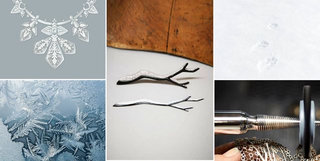 Branch, Leaf, Design, Photography, Pattern, Silver, Illustration, Twig, Fashion accessory, Drawing, 