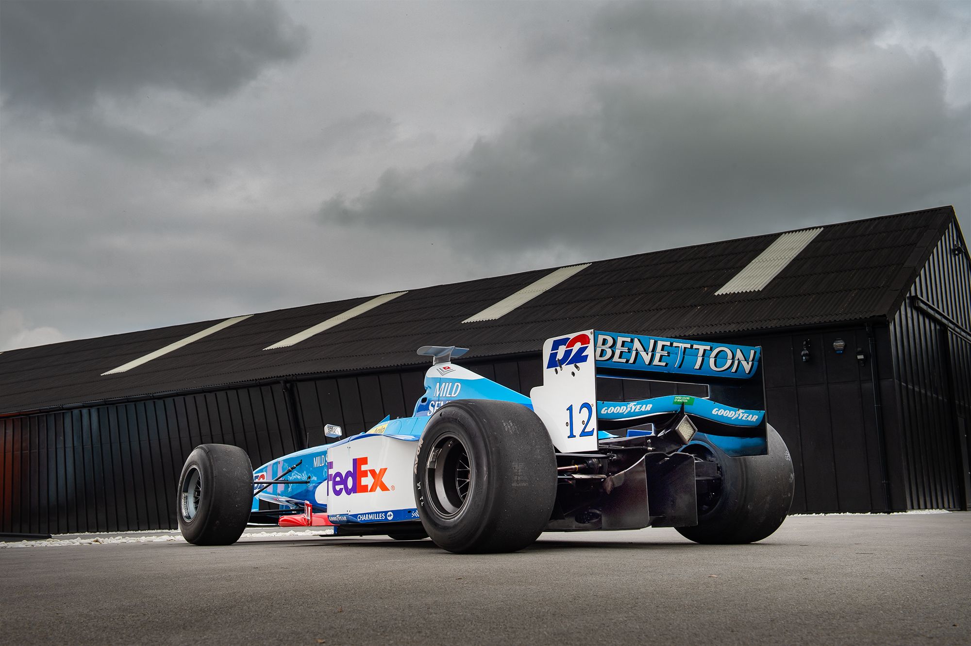 Race-Ready V-10 Benetton Formula 1 Car for Sale