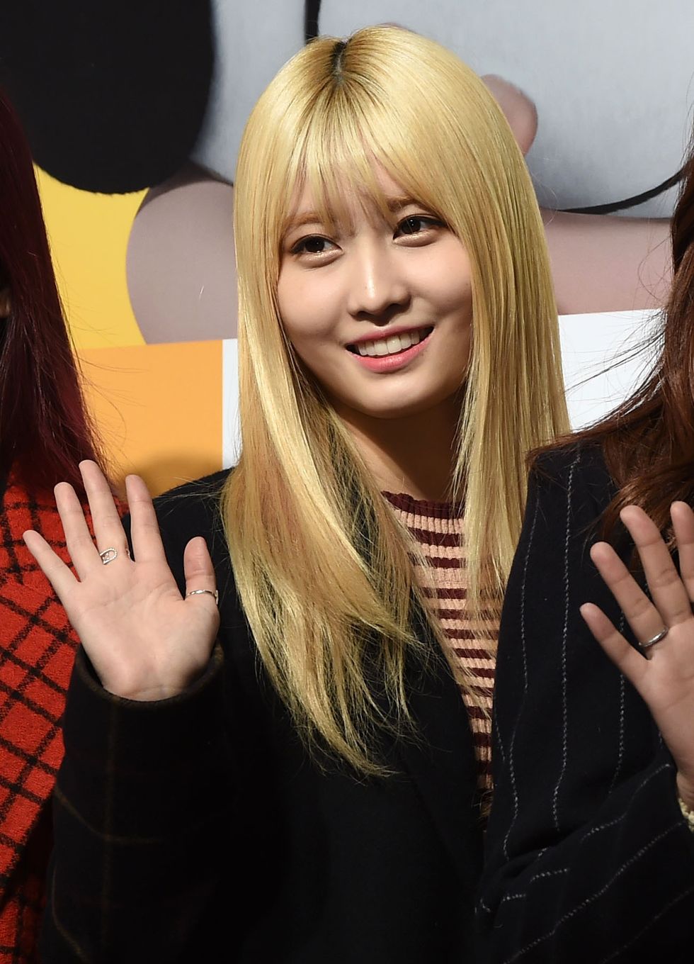 momo of twice attends the premiere of the movie the peanuts movie on december 16, 2015 in seoul, south korea 2015 12 16