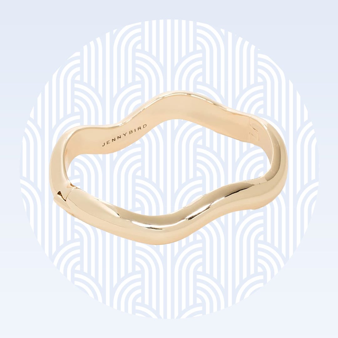 This Wavy Bangle Is the Perfect Summer Wedding Accessory