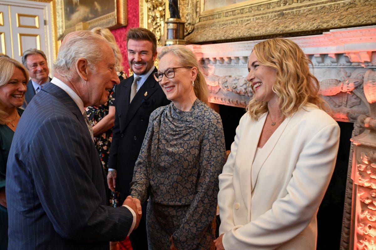 King Charles Welcomes David Beckham, Meryl Streep and Kate Winslet to ...