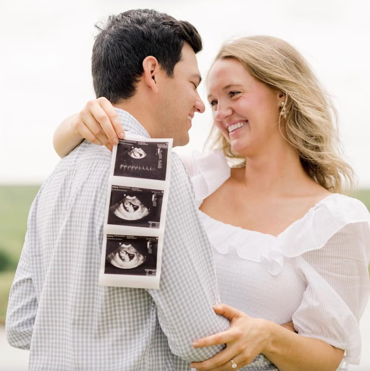 Womens Funny Fall Baby Announcement Shirt Reveal For Parents Family