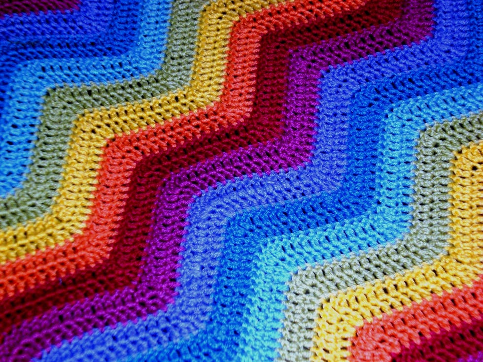 How to crochet a baby blanket with our free crochet pattern