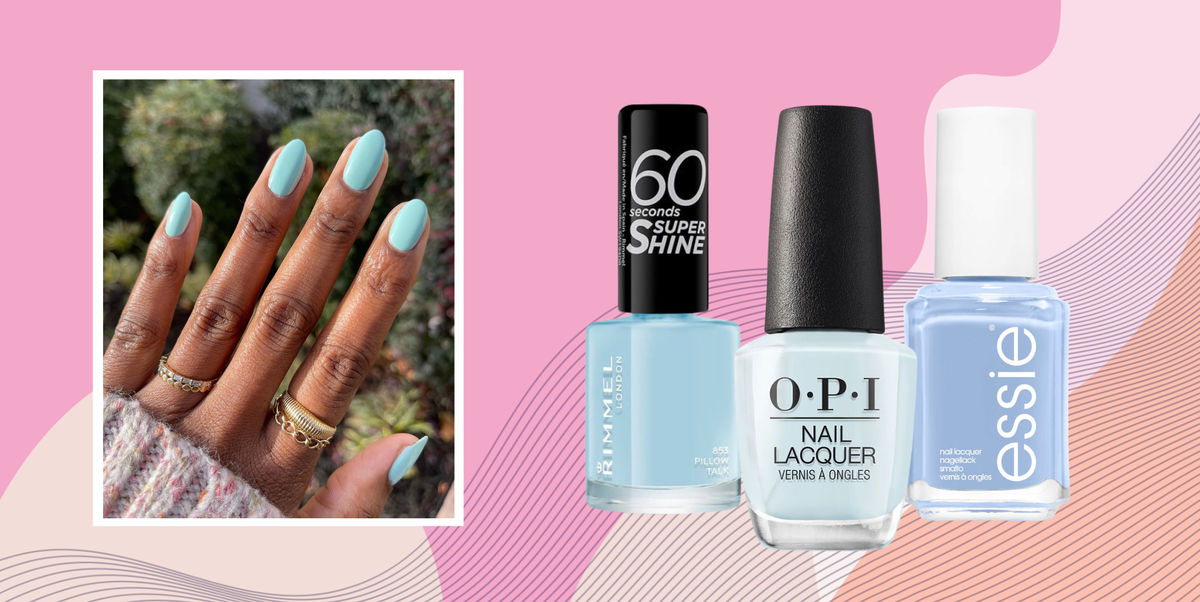 Baby blue nails: 14 inspiration pics to show your manicurist