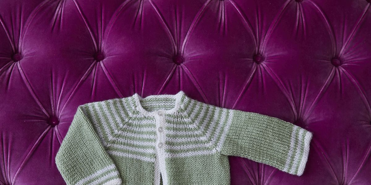 Free Beginner's Baby Cardigan Knitting Pattern