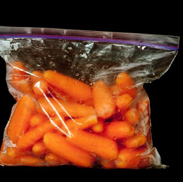 baby carrots in freezer bag