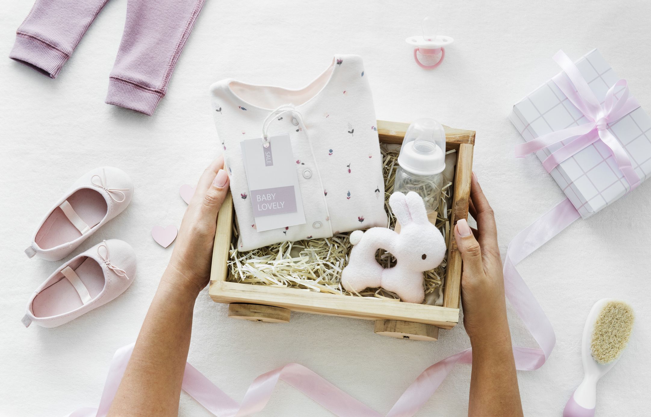 How to Put Together the Cutest DIY Baby Shower Gift Basket - Glitter, Inc.