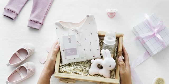 Deluxe New Mom & Baby Gift Box for Women After Birth, Baby Gift