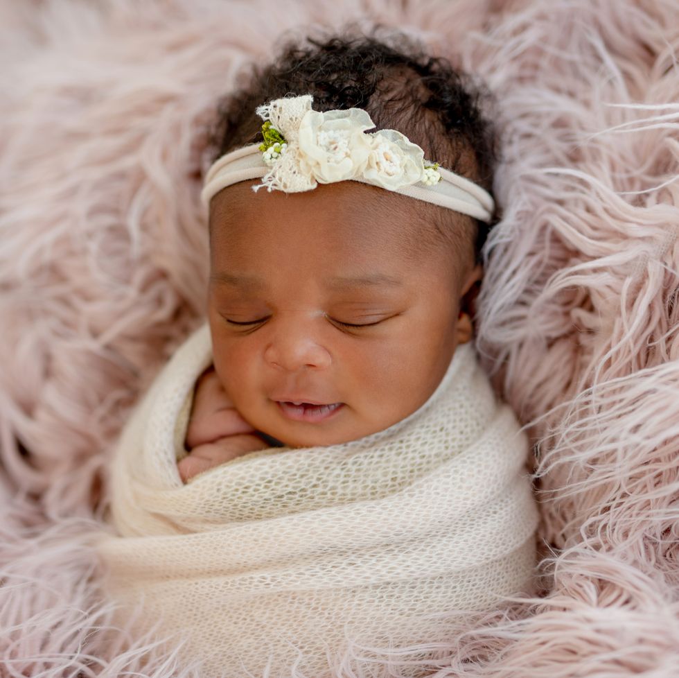multicultural baby names baby girl with diadem
