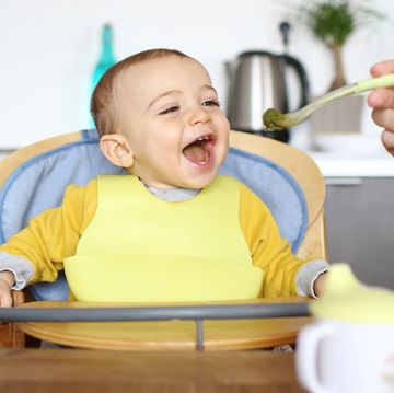 Child, Toddler, Eating, Baby, Spoon, Tableware, Baby food, Sitting, Smile, Food, 