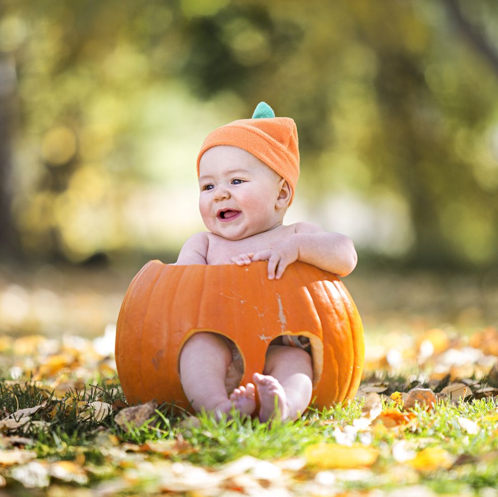14 Baby in Pumpkin Pictures - Cute Photos of Babies in Pumpkins