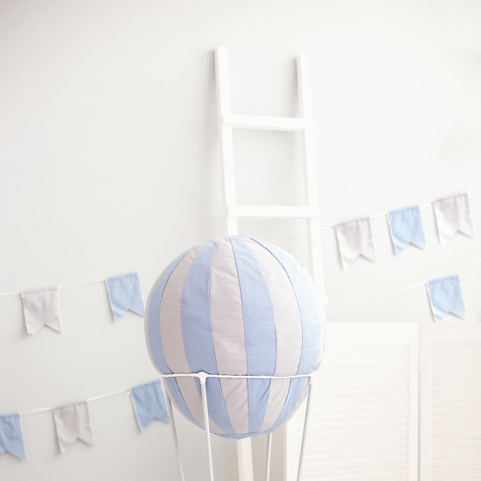 baby shower ideas hot air balloon theme