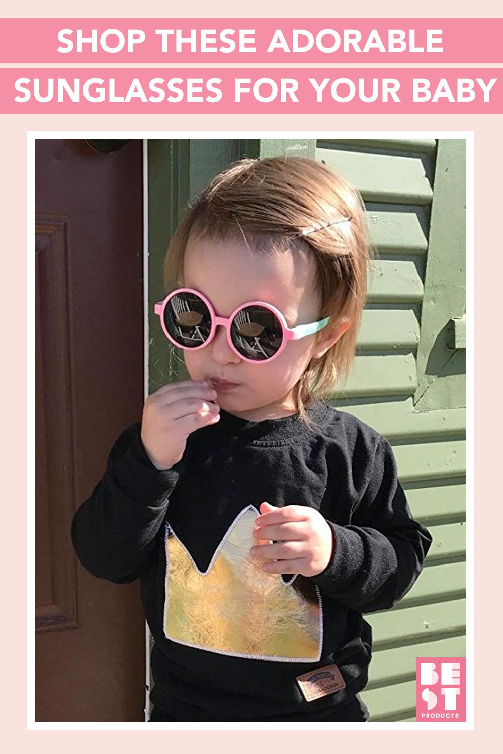 Rubber 2025 baby sunglasses