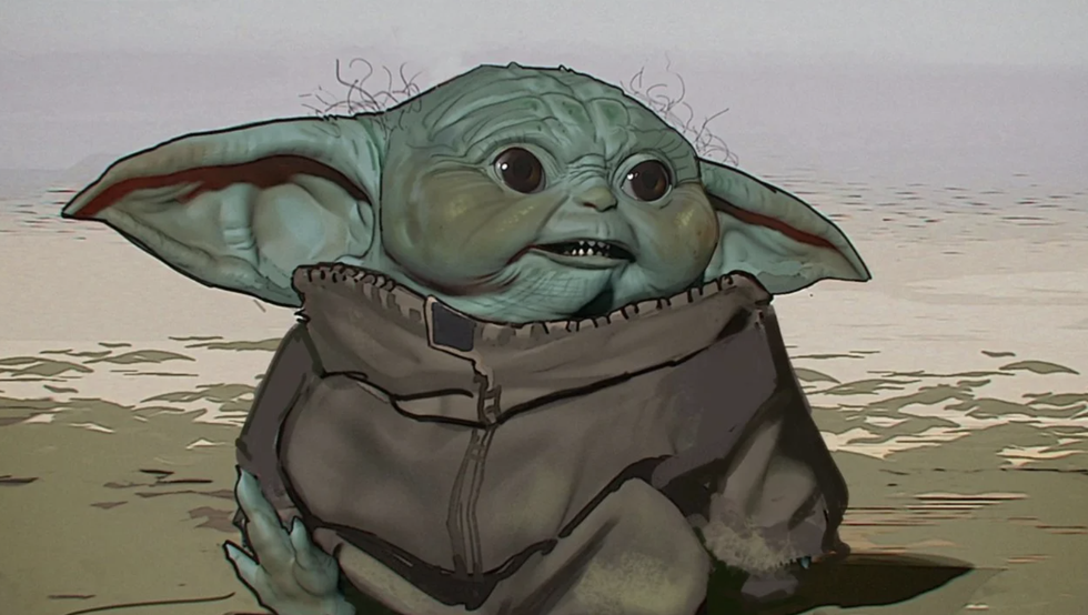 Disney releases original Baby Yoda concept art from Mandalorian