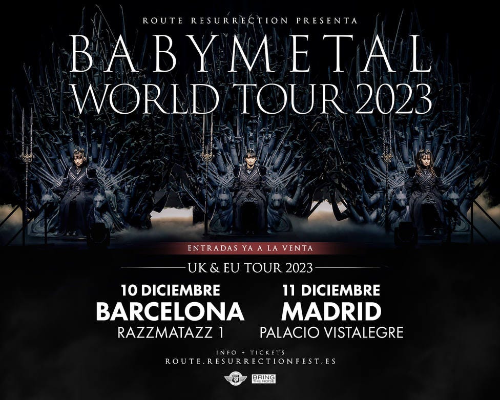 babymetal gira españa