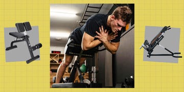 training session with exercise equipment in a gym setting