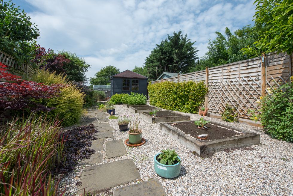 back garden exterior views