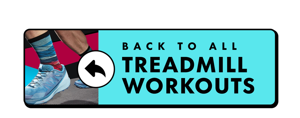 button directing users to treadmill workouts