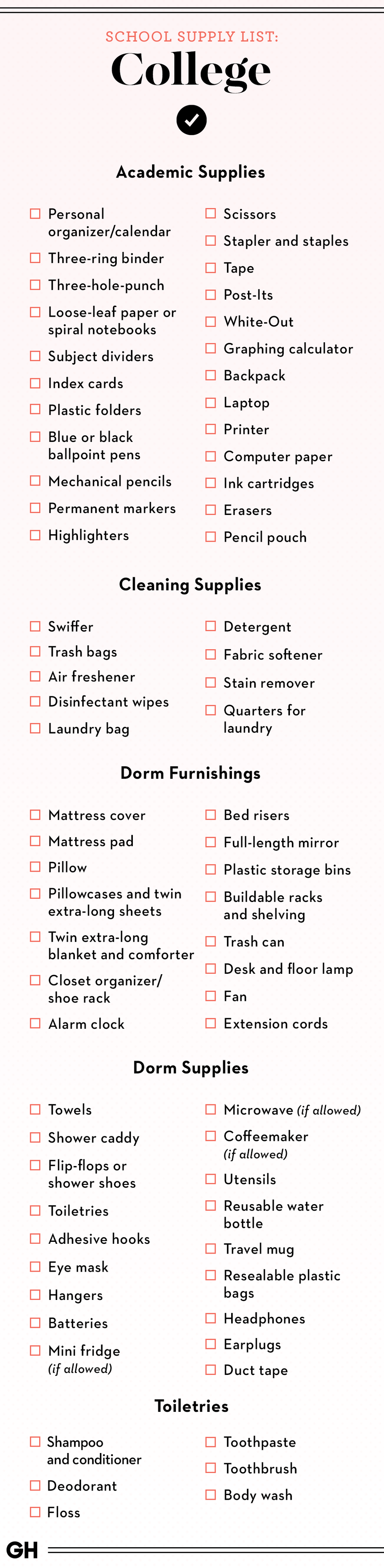 New House Checklist For The Supplies You Need