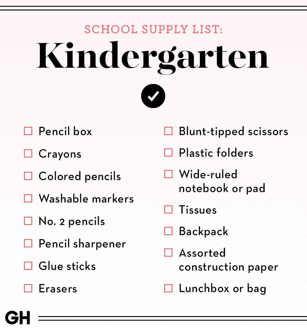 School Shopping Lists