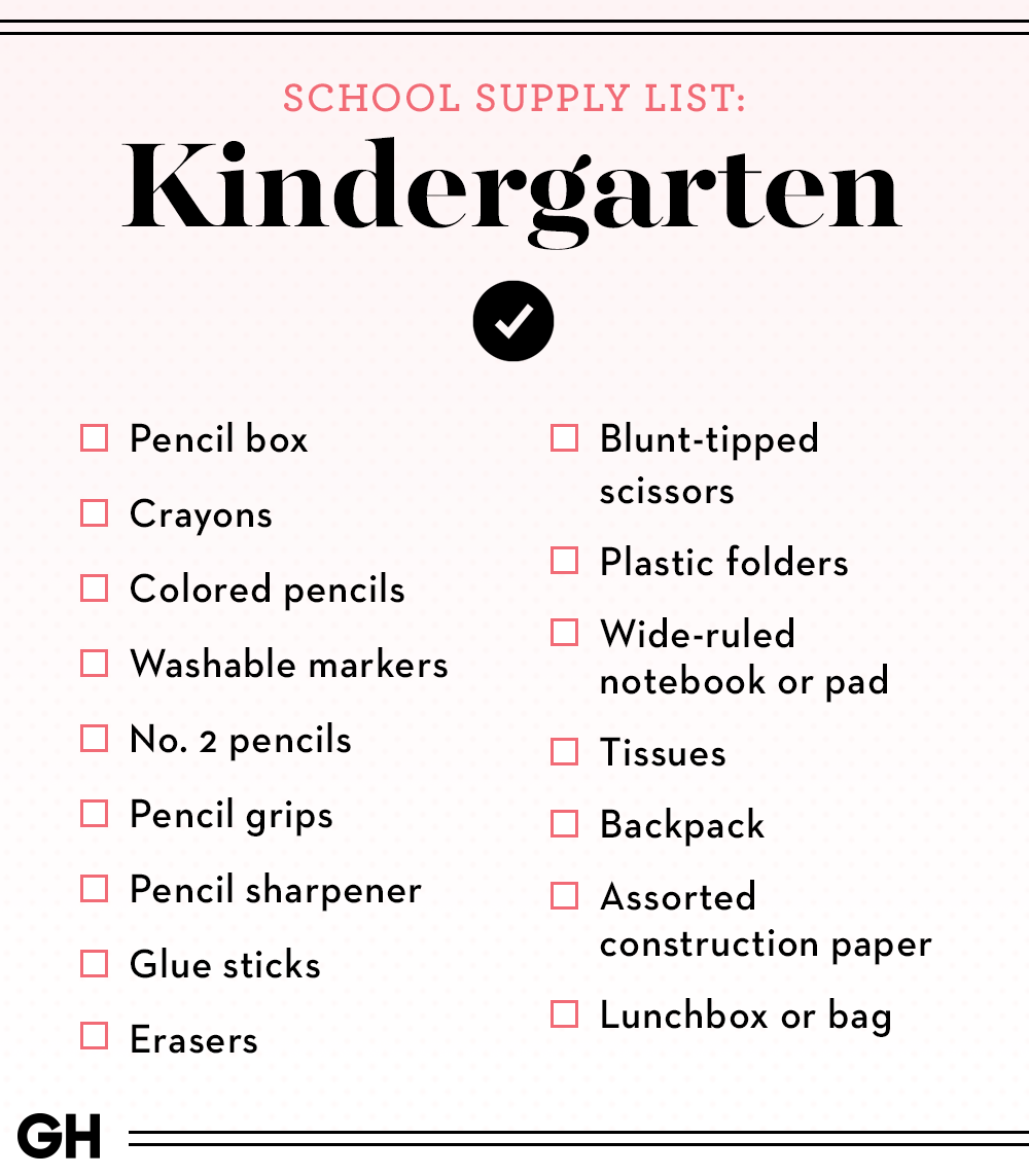 What School Supplies Do Kindergarteners Need?