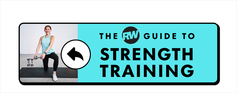 guide to strength training with a person exercising