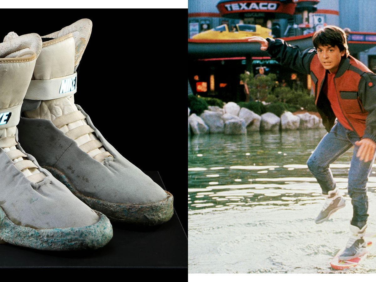 tennis distort Made to remember An OG Nike Mag Used in Back to the Future Just Sold for Almost $100K