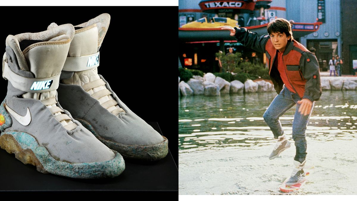 válvula Justicia Surgir An OG Nike Mag Used in Back to the Future Just Sold for Almost $100K