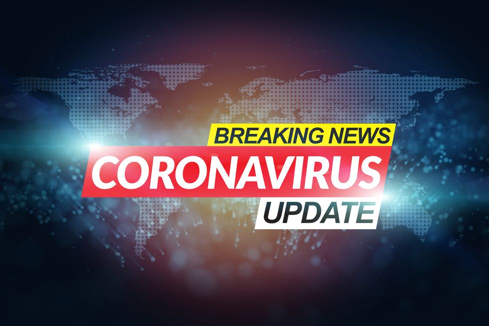 backdrop for green screen editing for breaking news coronavirus outbreak situation update breaking news live stream template on digital world map background