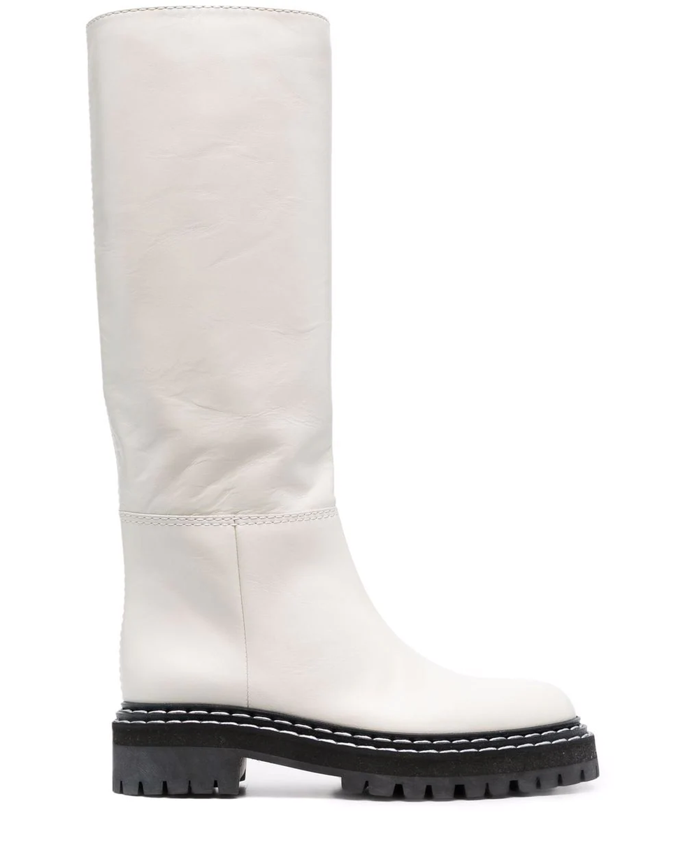 proenza schouler midcalf leather boots