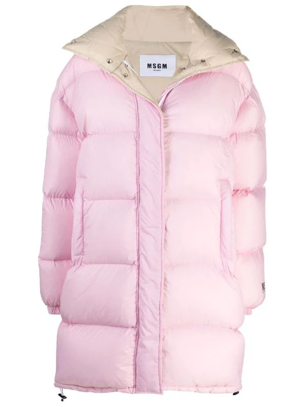 msgm concealed puffer coat