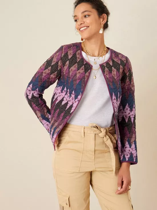 monsoon gianna quilted jacket