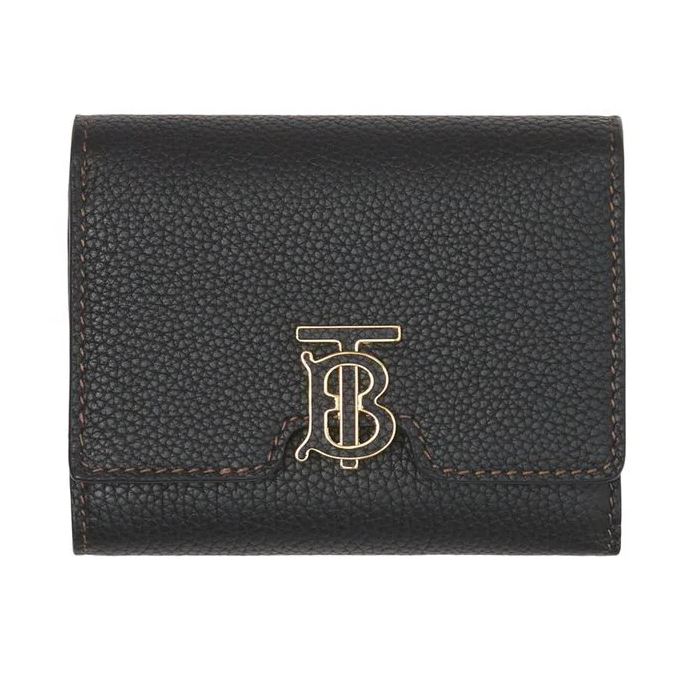 burberry monogram grained leather wallet