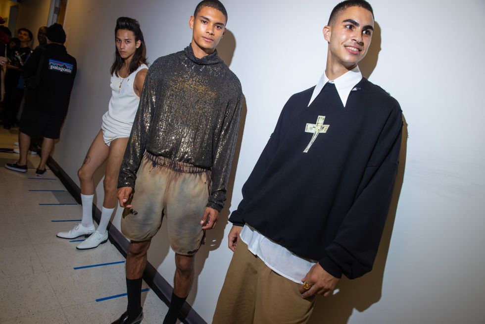 willy chavarria spring 2024 runway show backstage