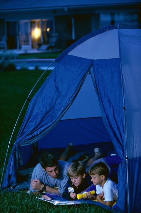 backyard camping tent