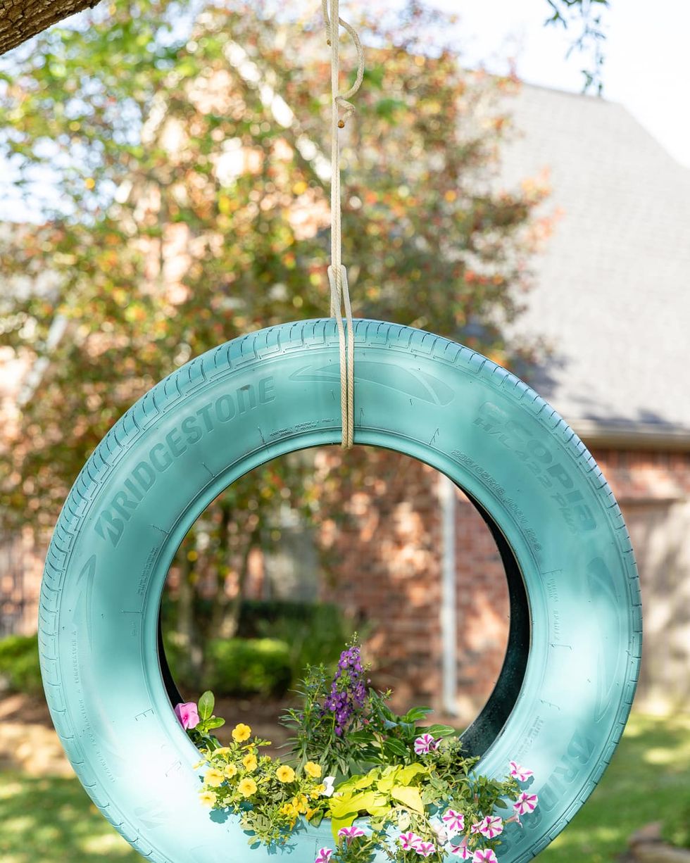best backyard decor hanging tire