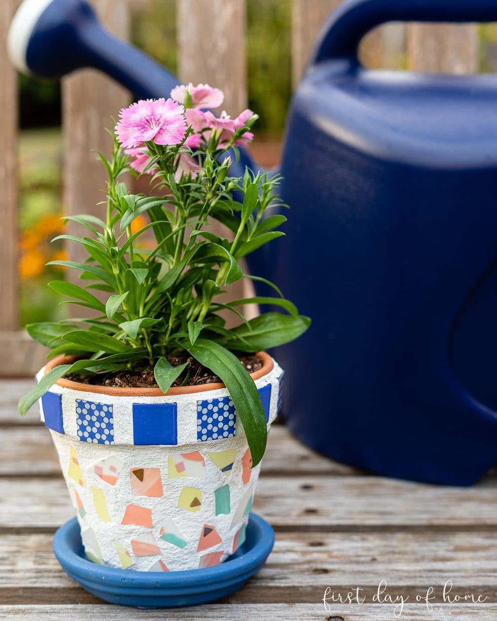 best backyard decor mosaic flower pot